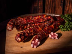 Šalto rūkymo Karališka dešra, lazdelės svoris apie 200g