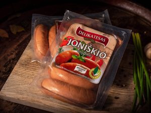 Joniškio sardelės įpakavime apie 500g