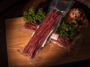 Vytintos Kalakutienos lazdelės, pakuotėje 100g