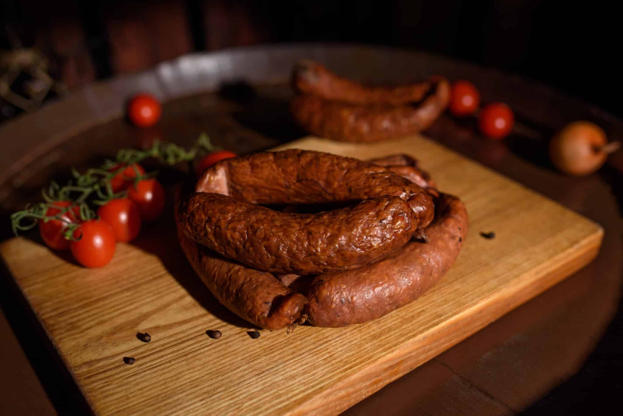 Rūkytos latviškos grill dešrelės "Alus"